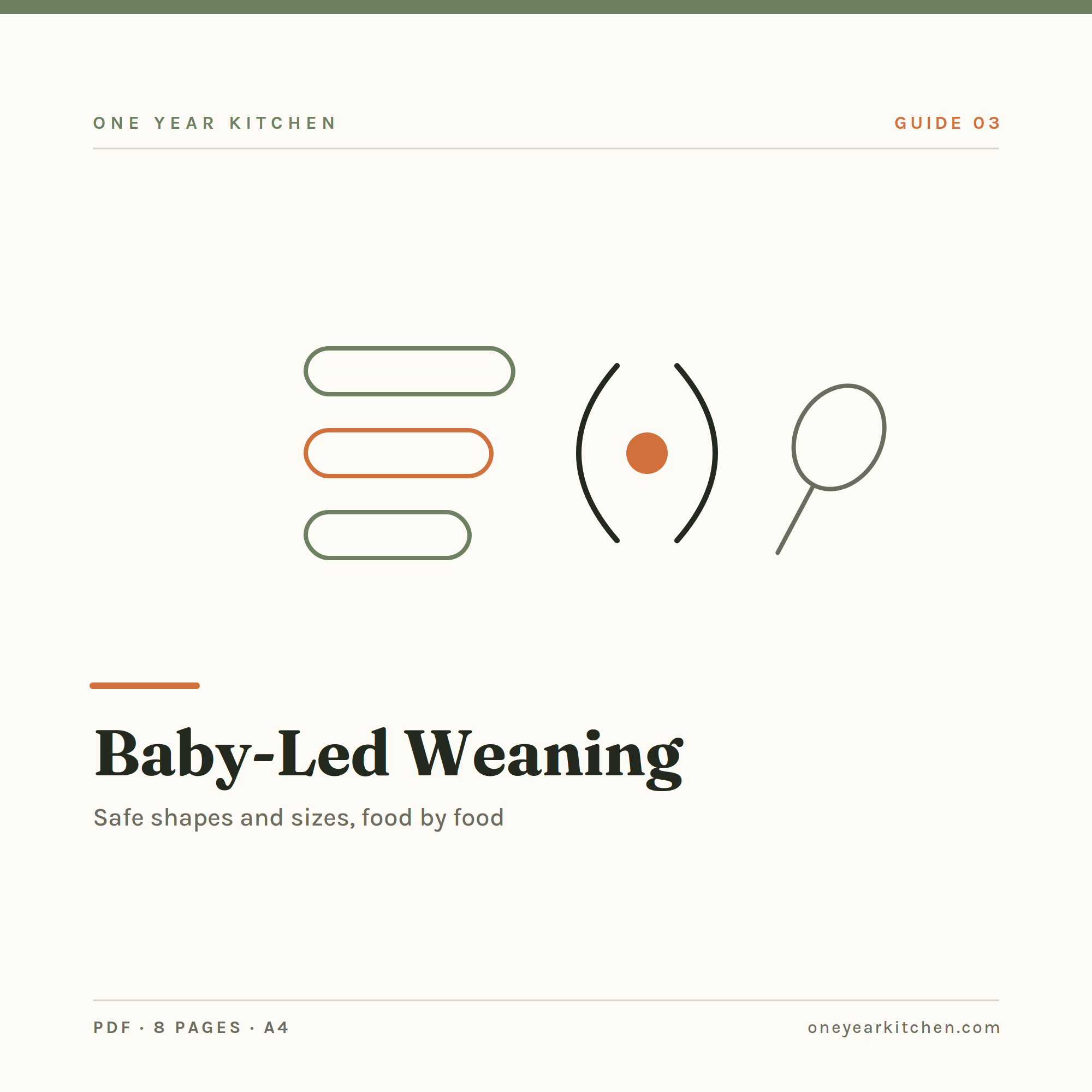 Baby-Led Weaning: Safe Shapes and Sizes by Age