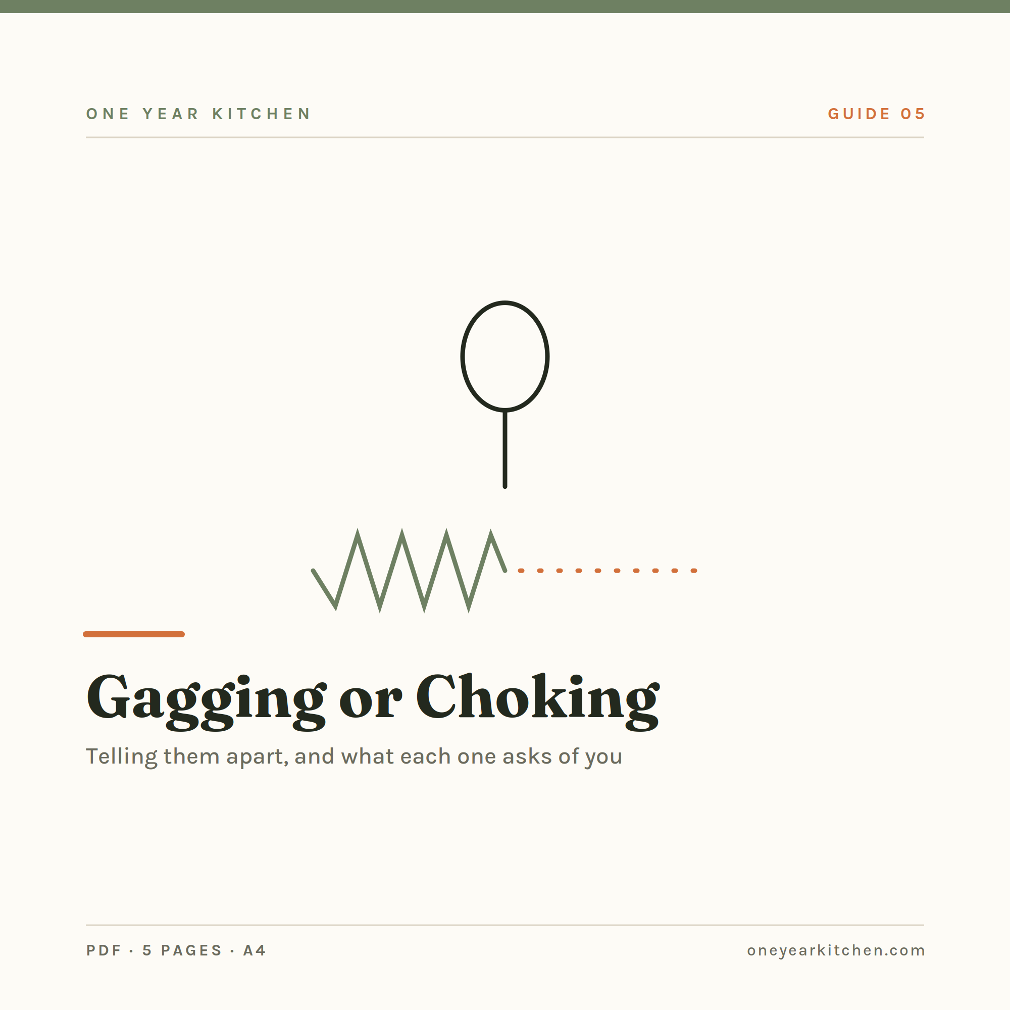 Gagging or Choking: A Parent's Quick Guide